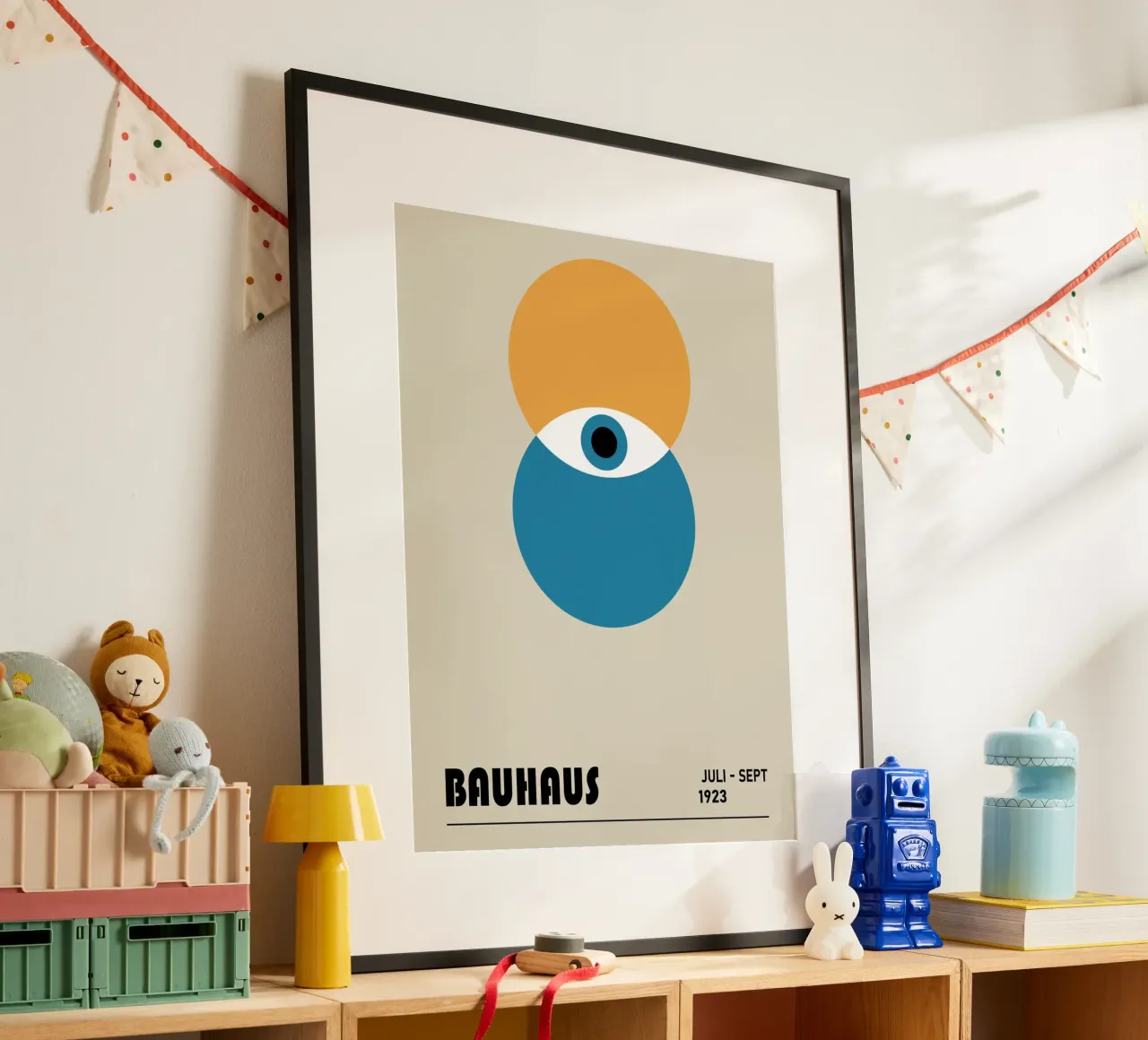 Bauhaus Poster Eye - 1923 Graphic Art hahnemühle by Studio Vibe