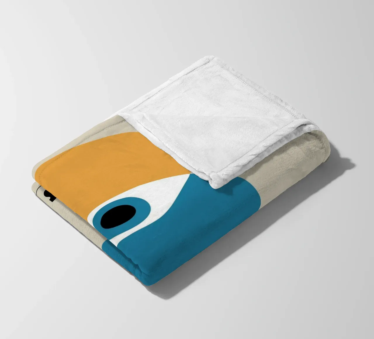 Bauhaus Poster Eye - 1923 Graphic Art fleece blanket by Studio Vibe