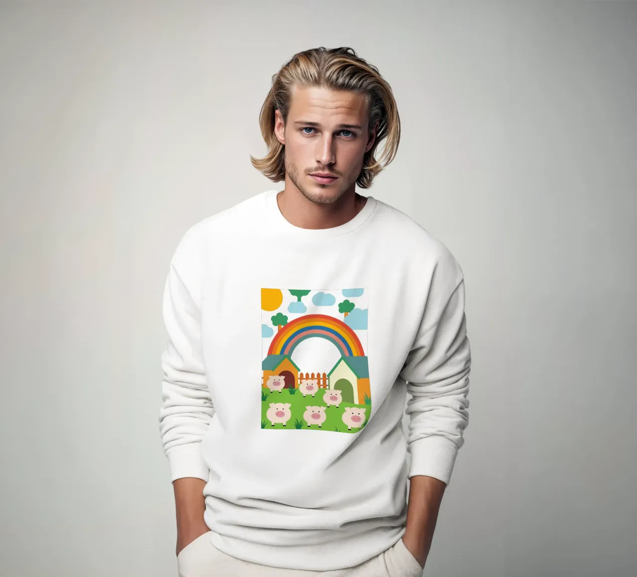 Pig Farming sweatshirt by CUTE ANIMALS