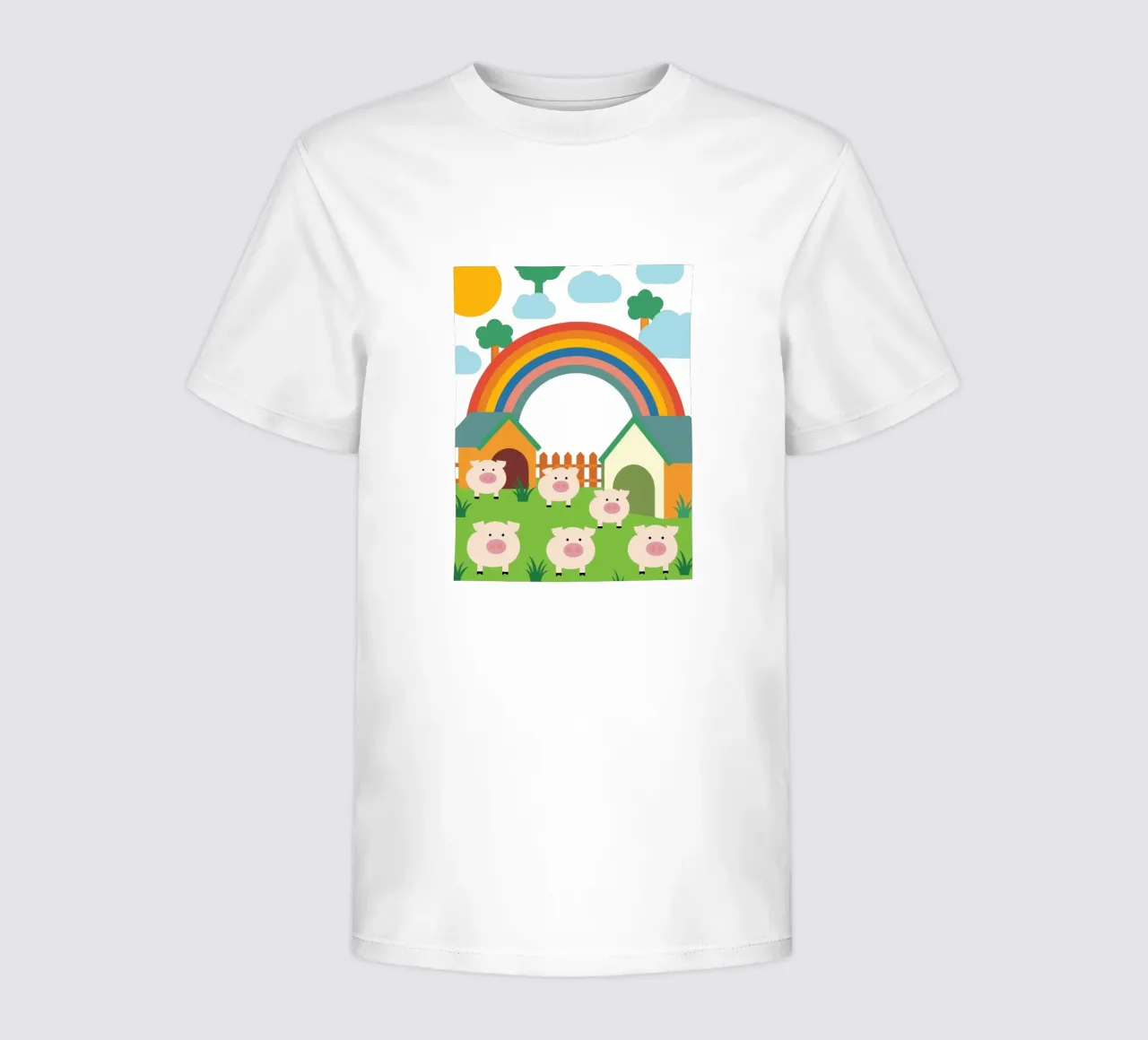 Pig Farming kids t-shirt by CUTE ANIMALS