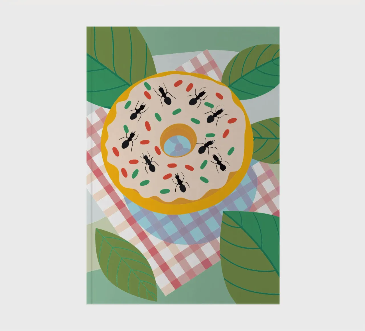 Ant on the Donut notebook by CUTE ANIMALS