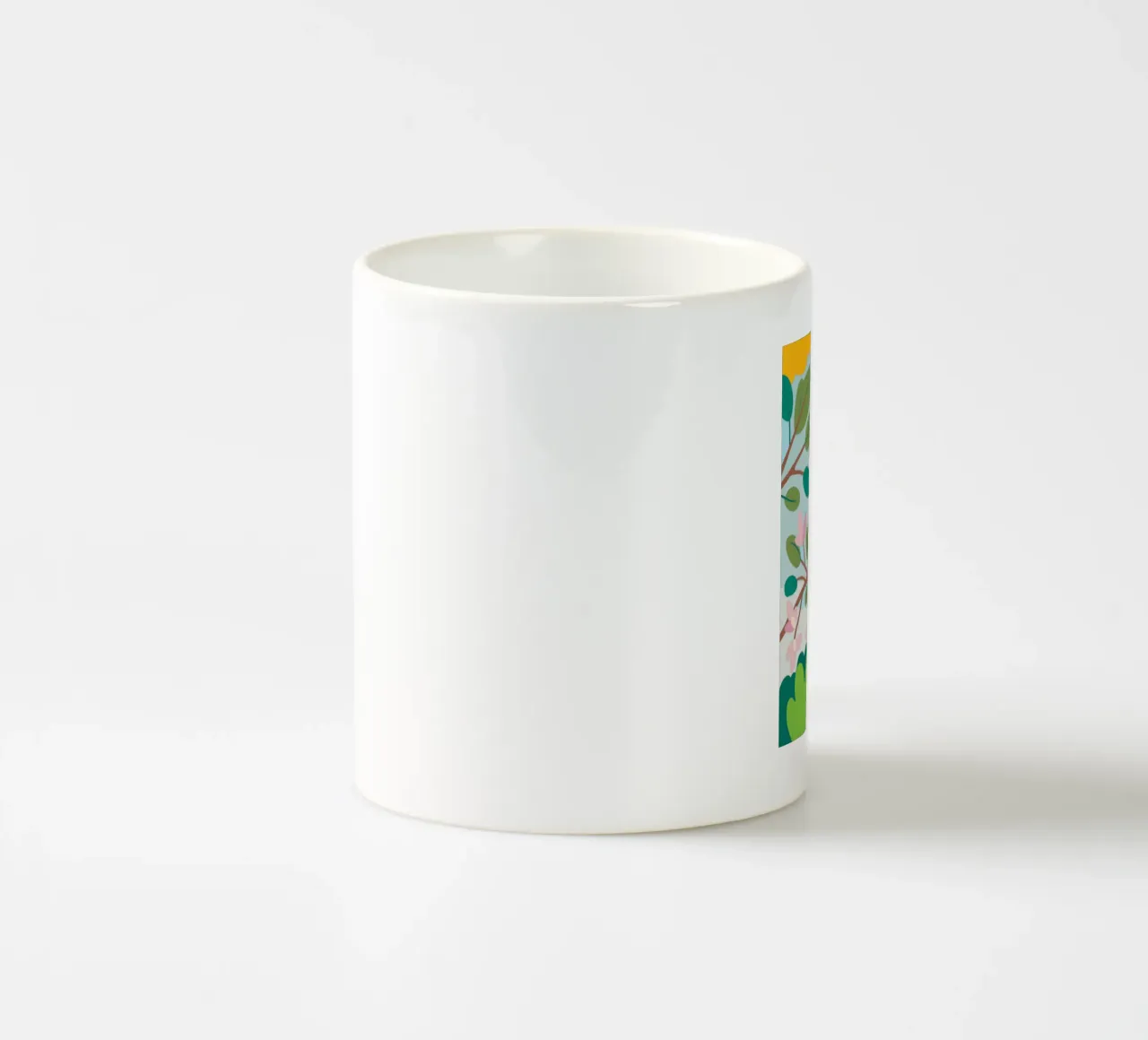 Uccello sul ramo tazza in ceramica da CUTE ANIMALS