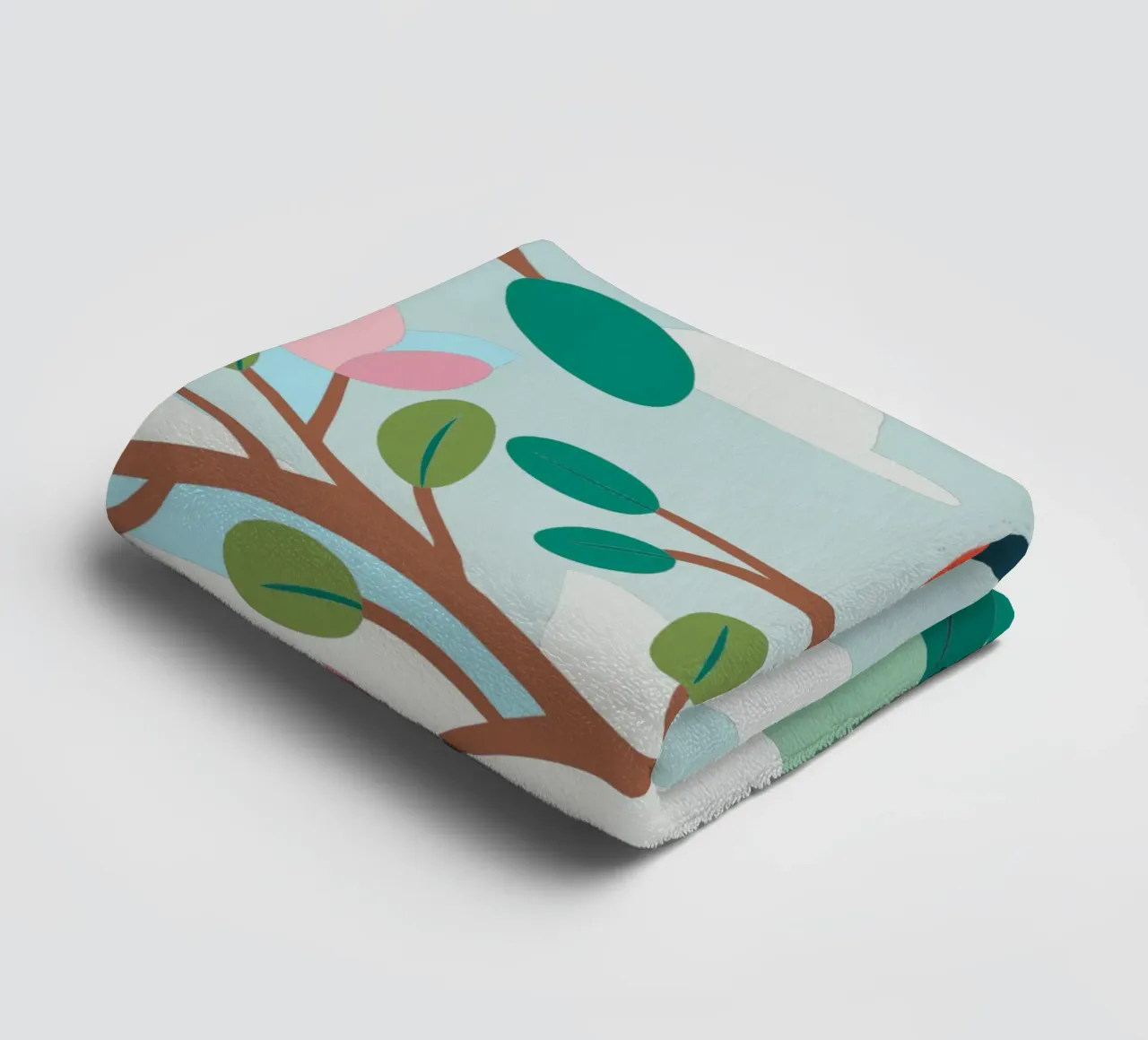 Bird on the branch towel by CUTE ANIMALS