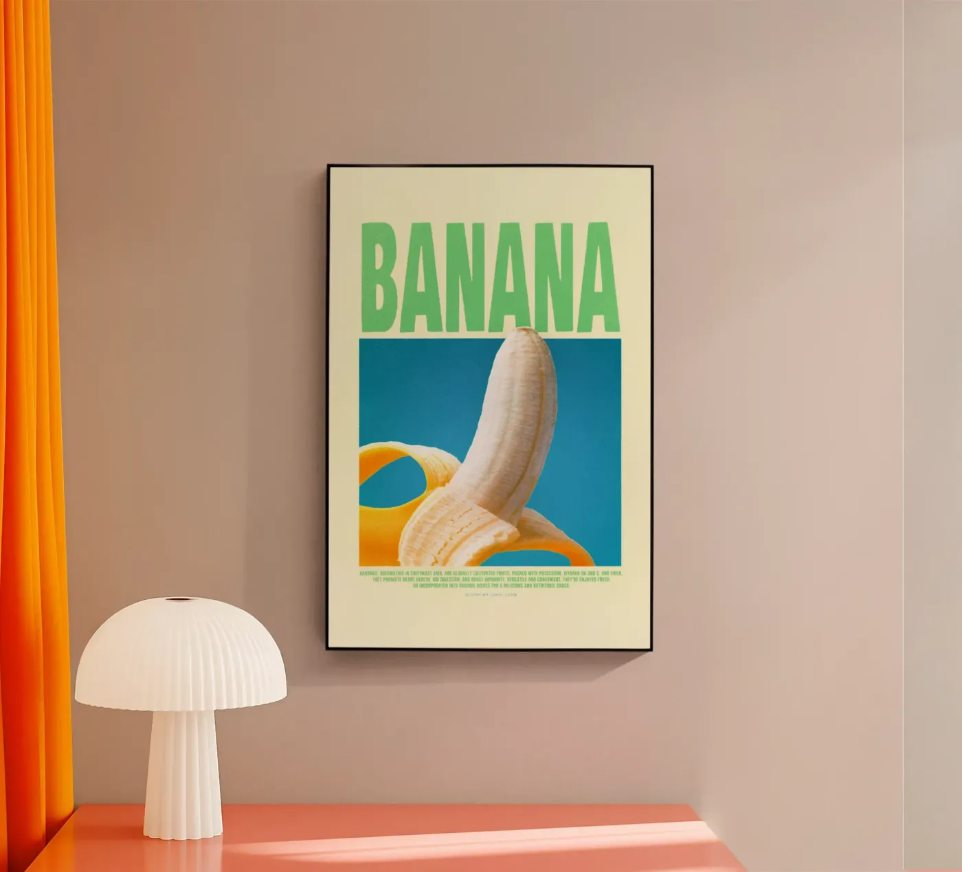 Banana plexiglas de Jonas Loose