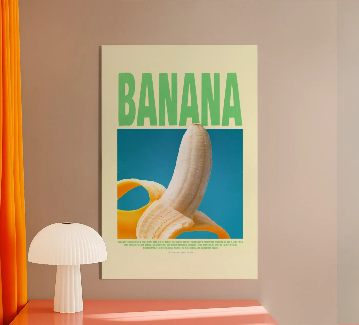 Banana plexiglas de Jonas Loose