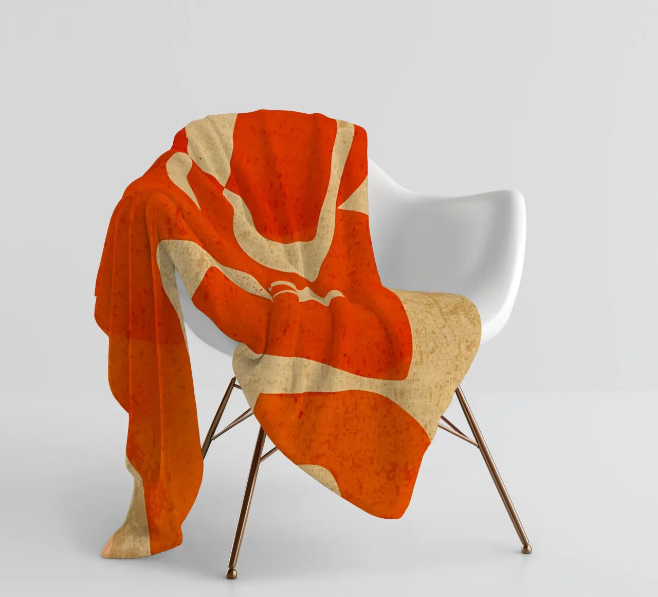 forme astratte forme organiche design geometrico coperta in pile da DavisStudio