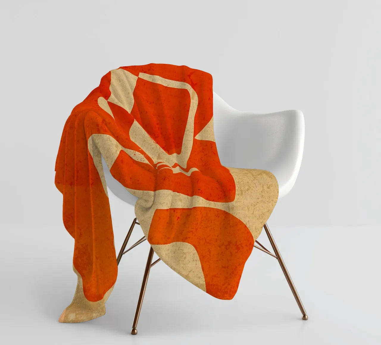forme astratte forme organiche design geometrico coperta in pile da DavisStudio