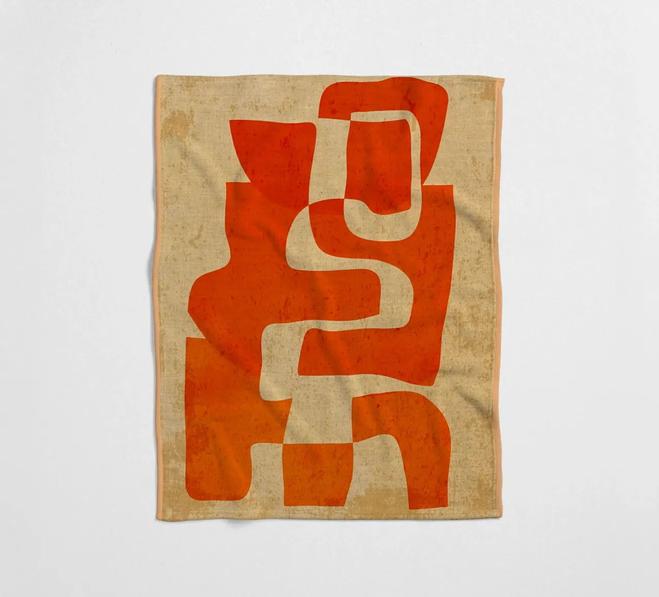 forme astratte forme organiche design geometrico coperta in pile da DavisStudio