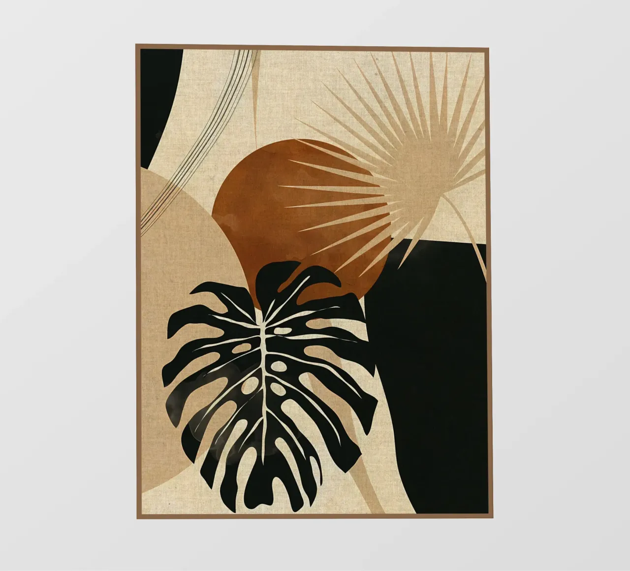 monstera a foglie tropicali pellicola backlit da DavisStudio
