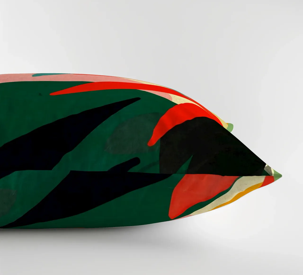 foglie fogliame tropicale sovrapposte cuscino da DavisStudio