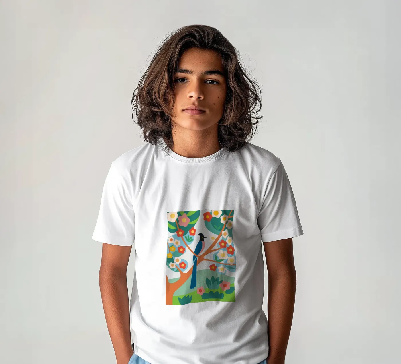 Pappagallo t-shirt bambini da CUTE ANIMALS