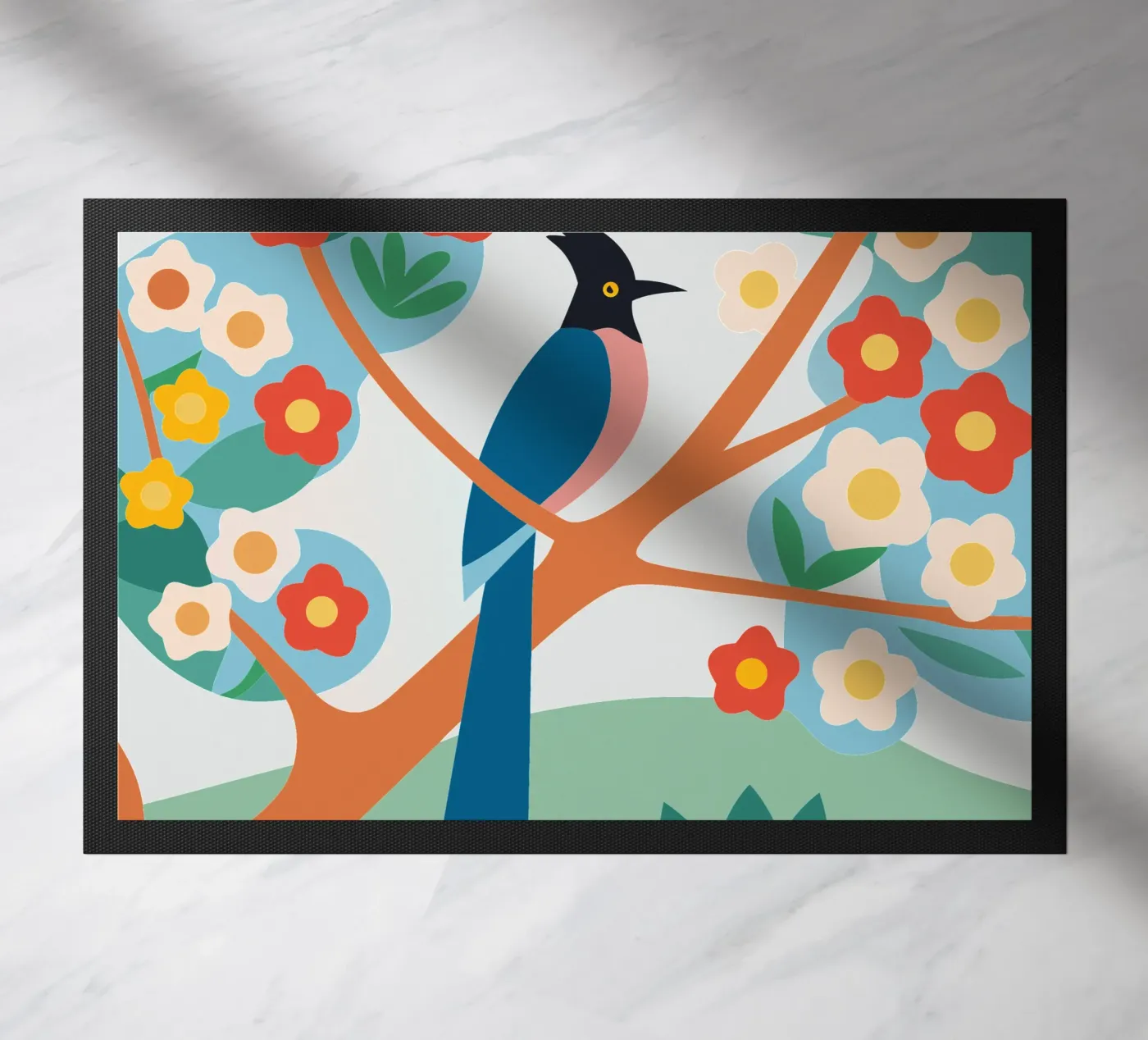 Parrot doormat by CUTE ANIMALS