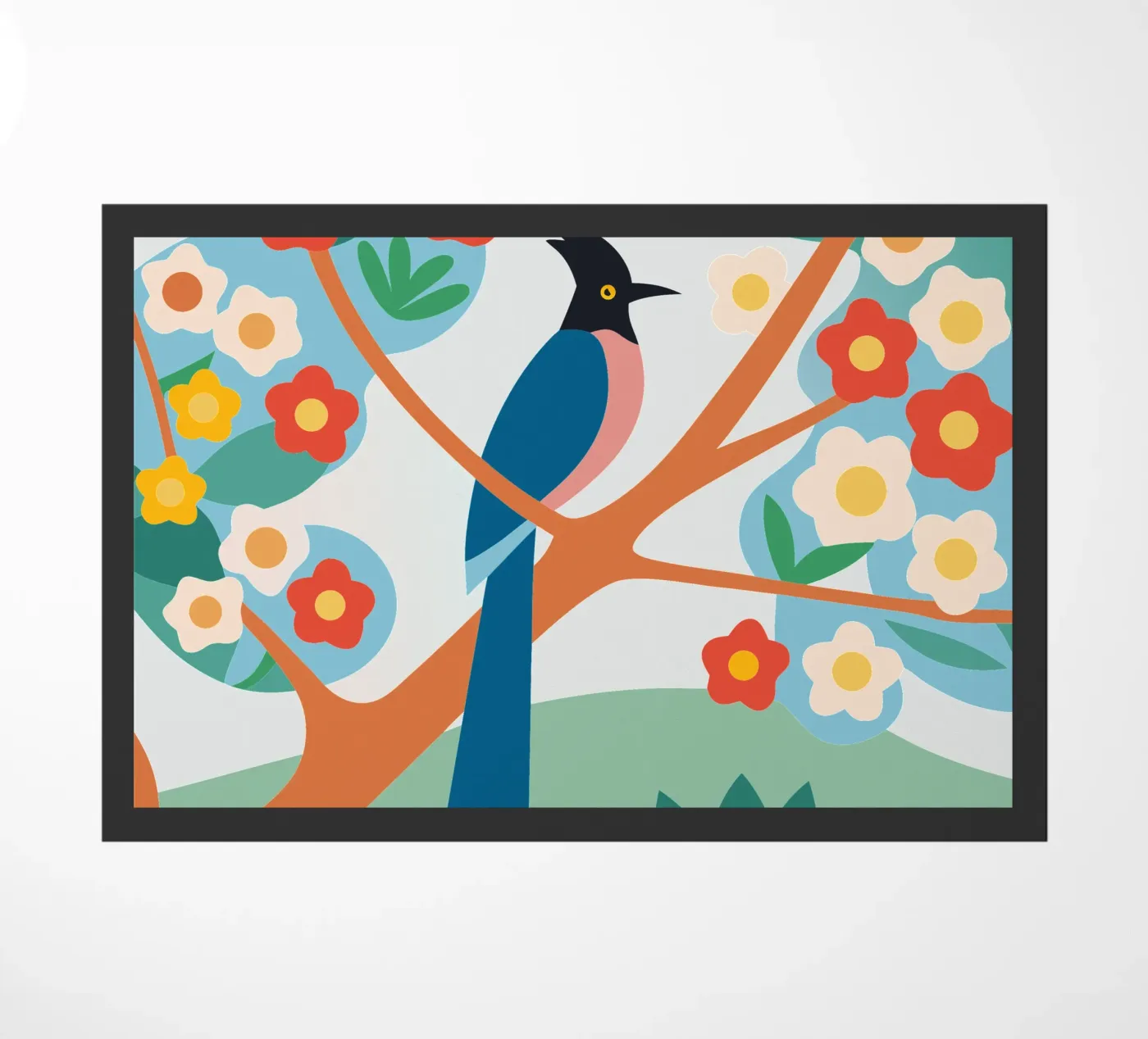 Parrot doormat by CUTE ANIMALS