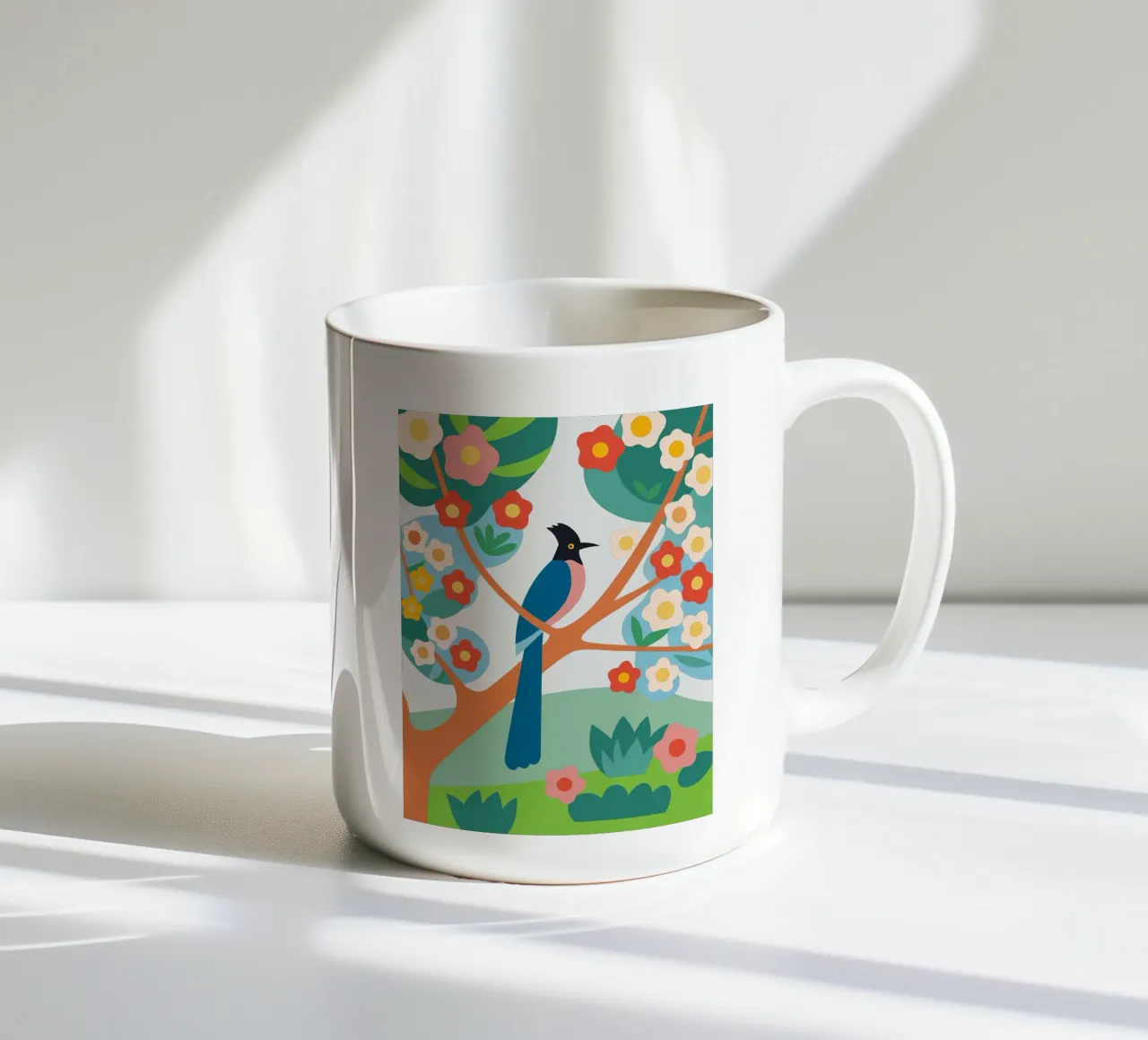 Parrot ceramic mug by CUTE ANIMALS