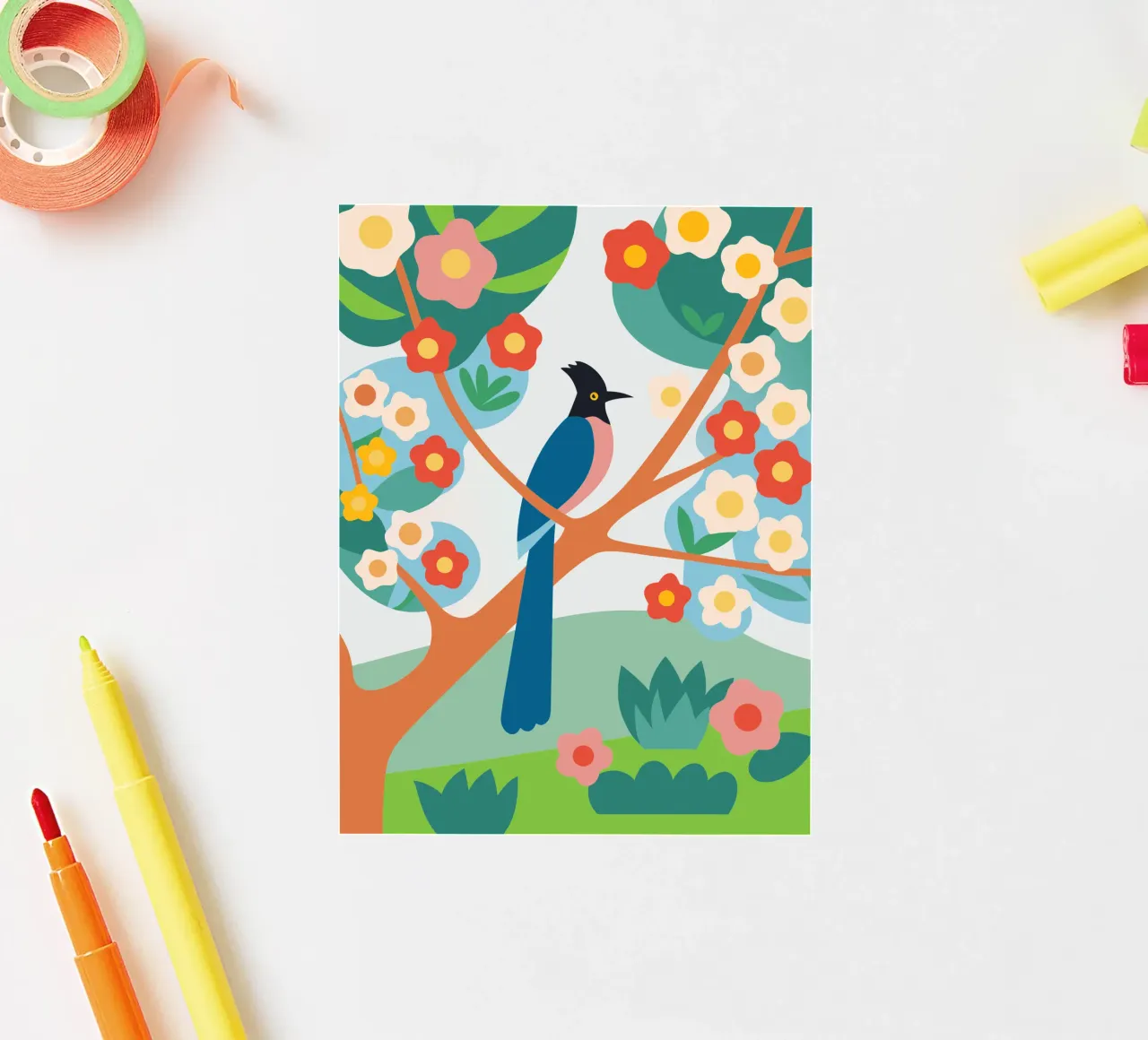 Parrot sticker by CUTE ANIMALS