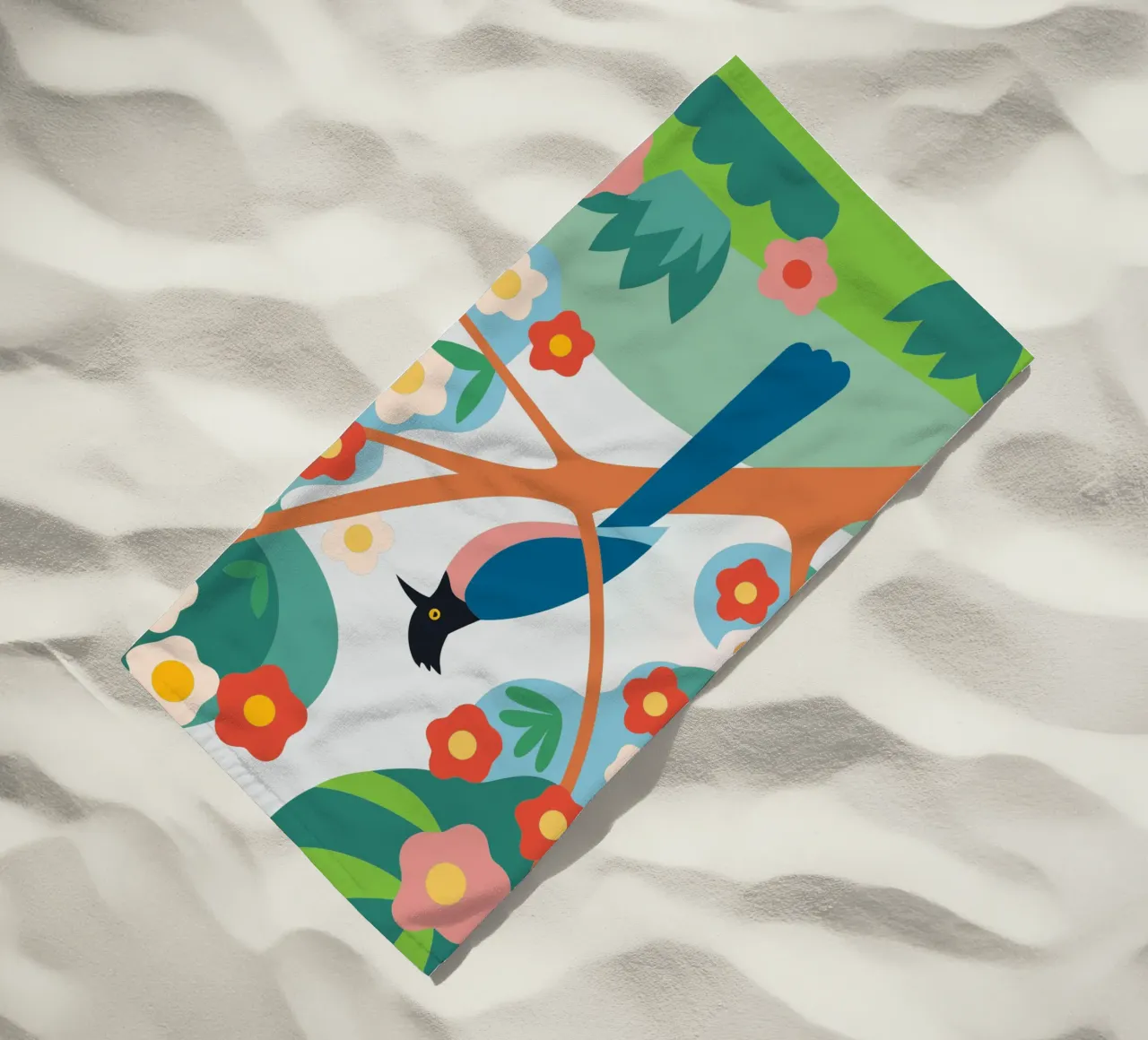 Pappagallo telo mare da CUTE ANIMALS