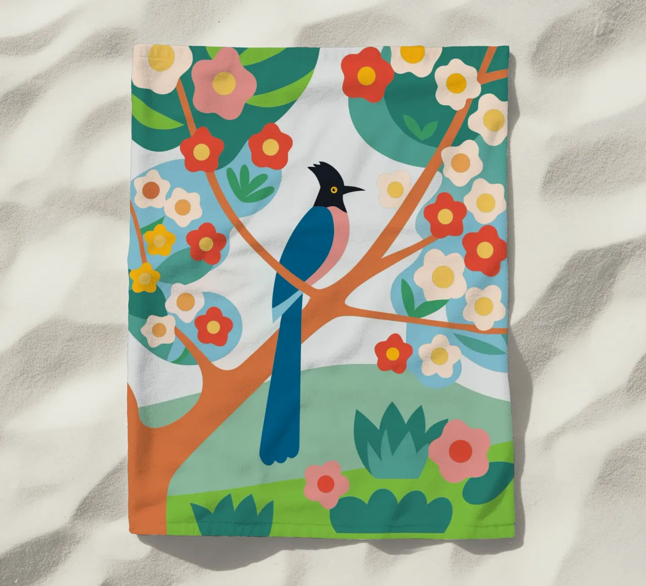 Pappagallo telo mare da CUTE ANIMALS