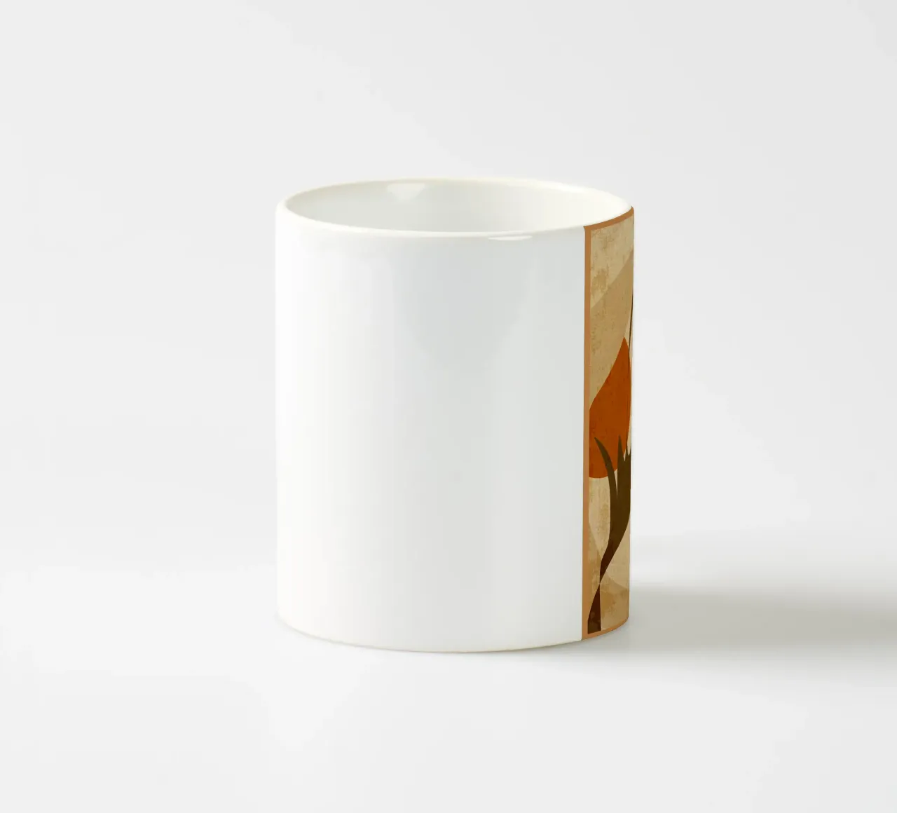 forme astratte linee curve tazza in ceramica da DavisStudio