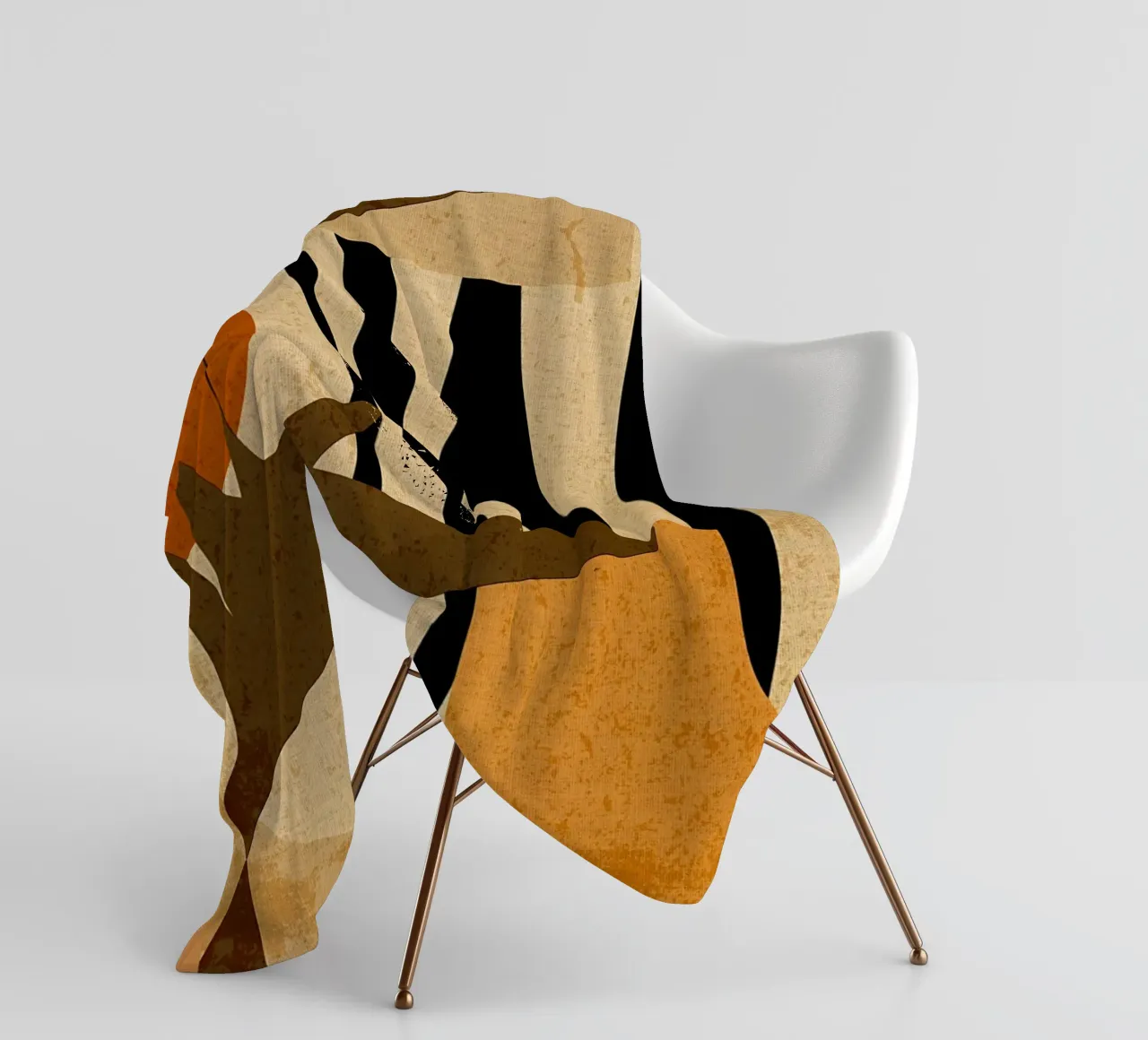 forme astratte linee curve coperta in pile da DavisStudio