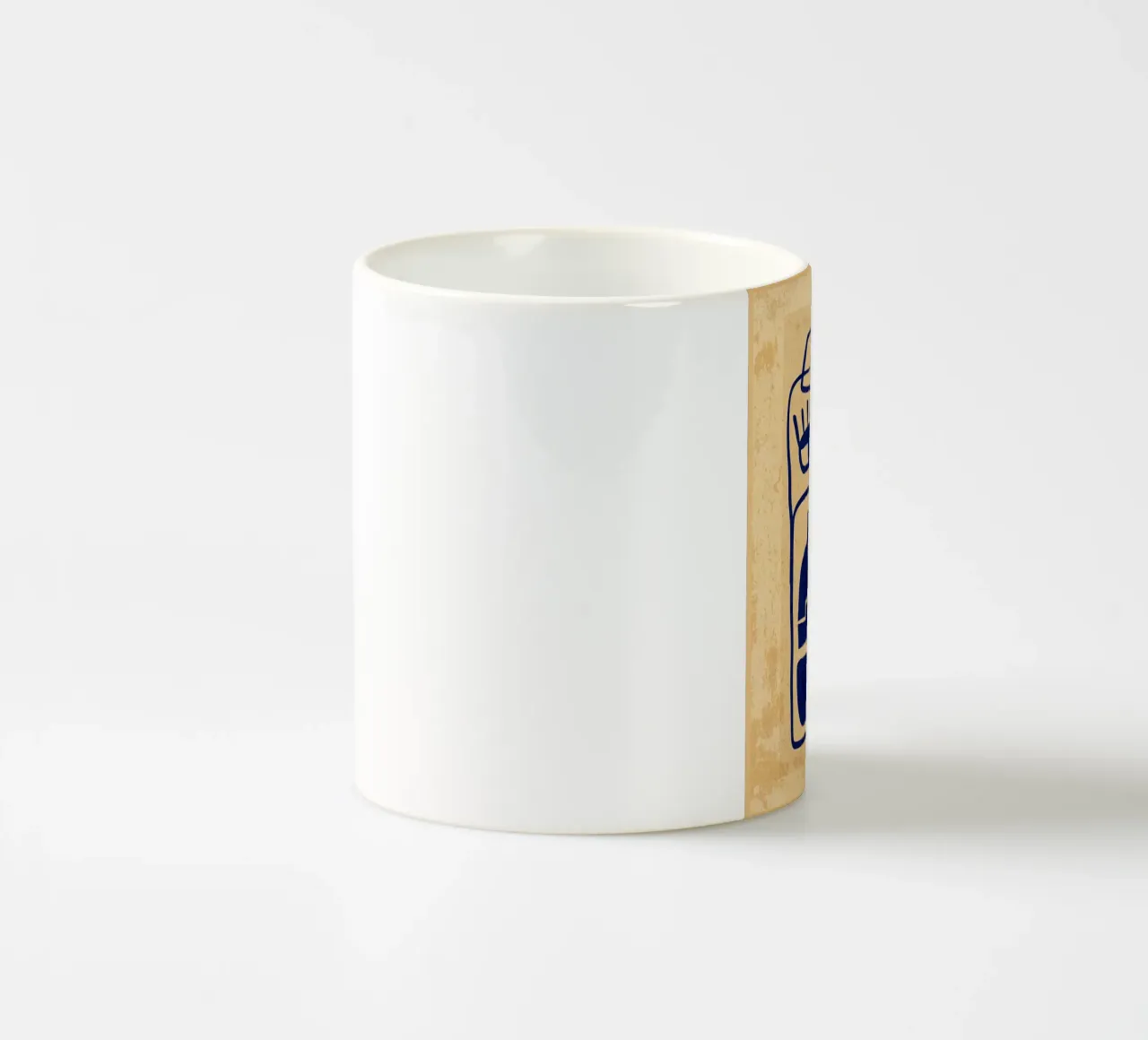 vaso faccia di bottiglia tazza in ceramica da DavisStudio