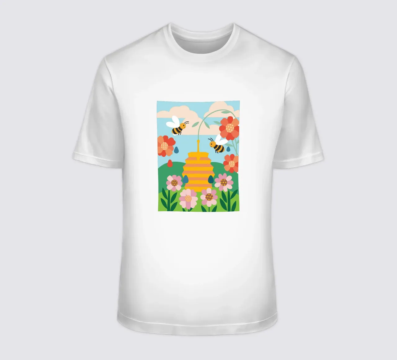 Api e miele t-shirt da CUTE ANIMALS