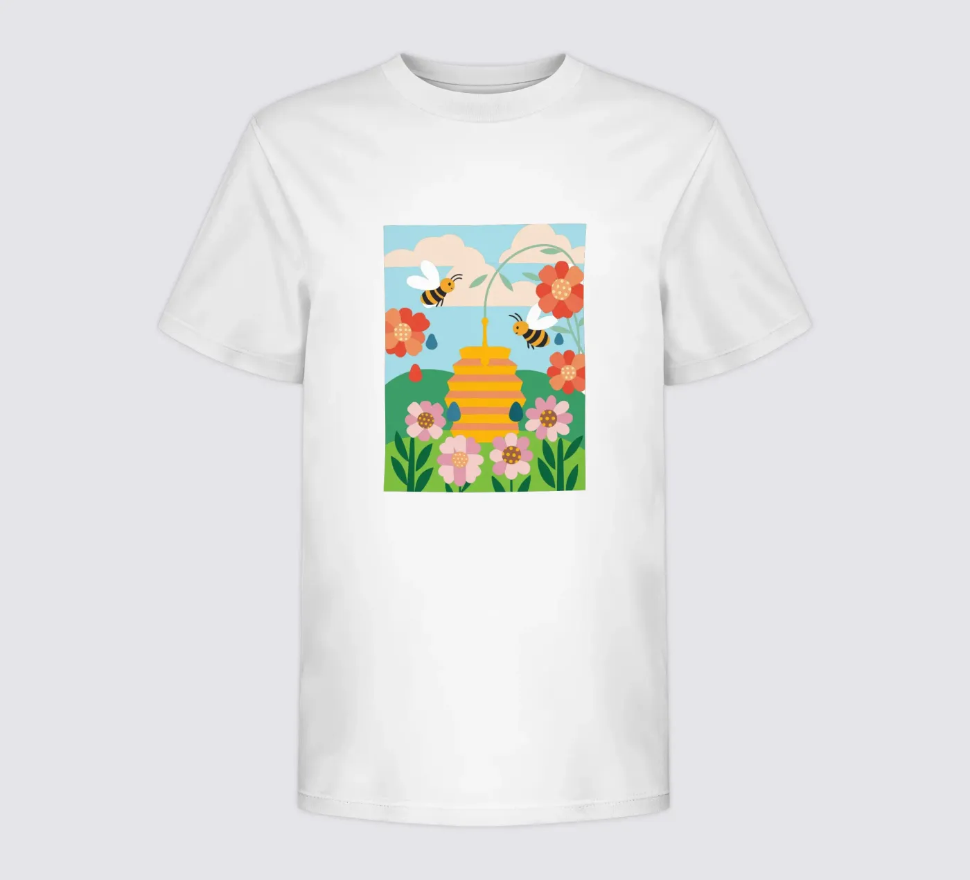 Api e miele t-shirt bambini da CUTE ANIMALS