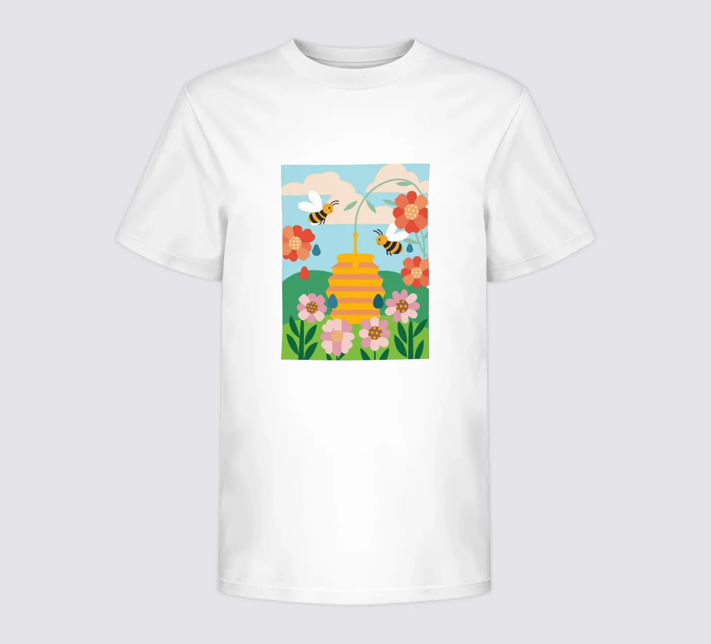 Api e miele t-shirt bambini da CUTE ANIMALS