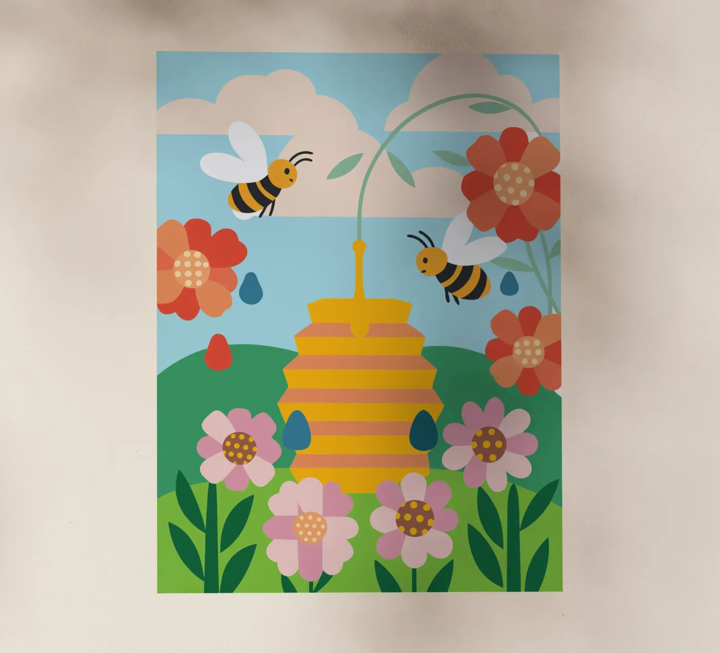 Api e miele pellicola backlit da CUTE ANIMALS