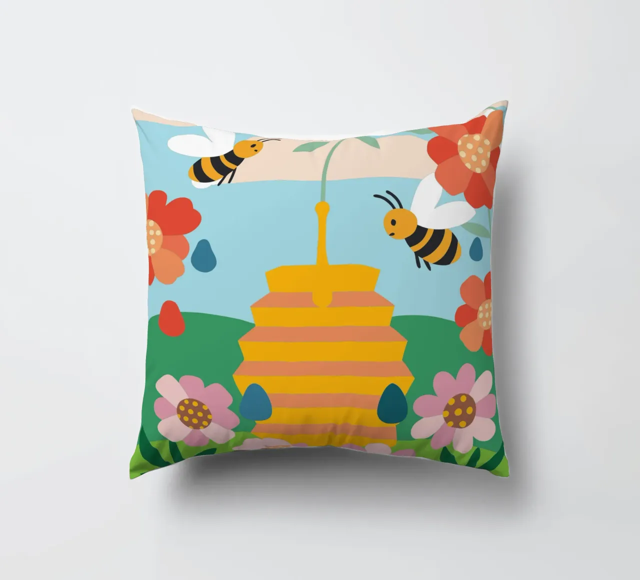 Api e miele cuscino da CUTE ANIMALS