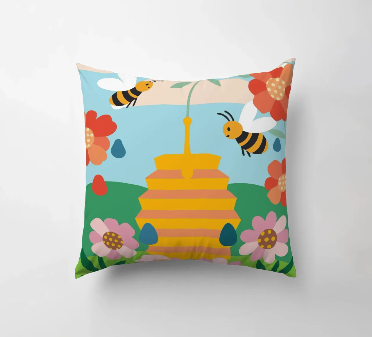 Api e miele cuscino da CUTE ANIMALS