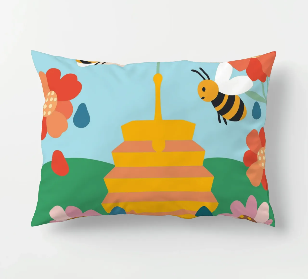 Api e miele cuscino da CUTE ANIMALS