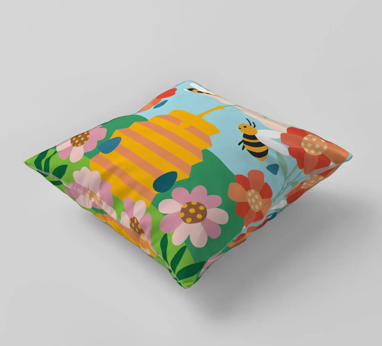 Api e miele cuscino da CUTE ANIMALS