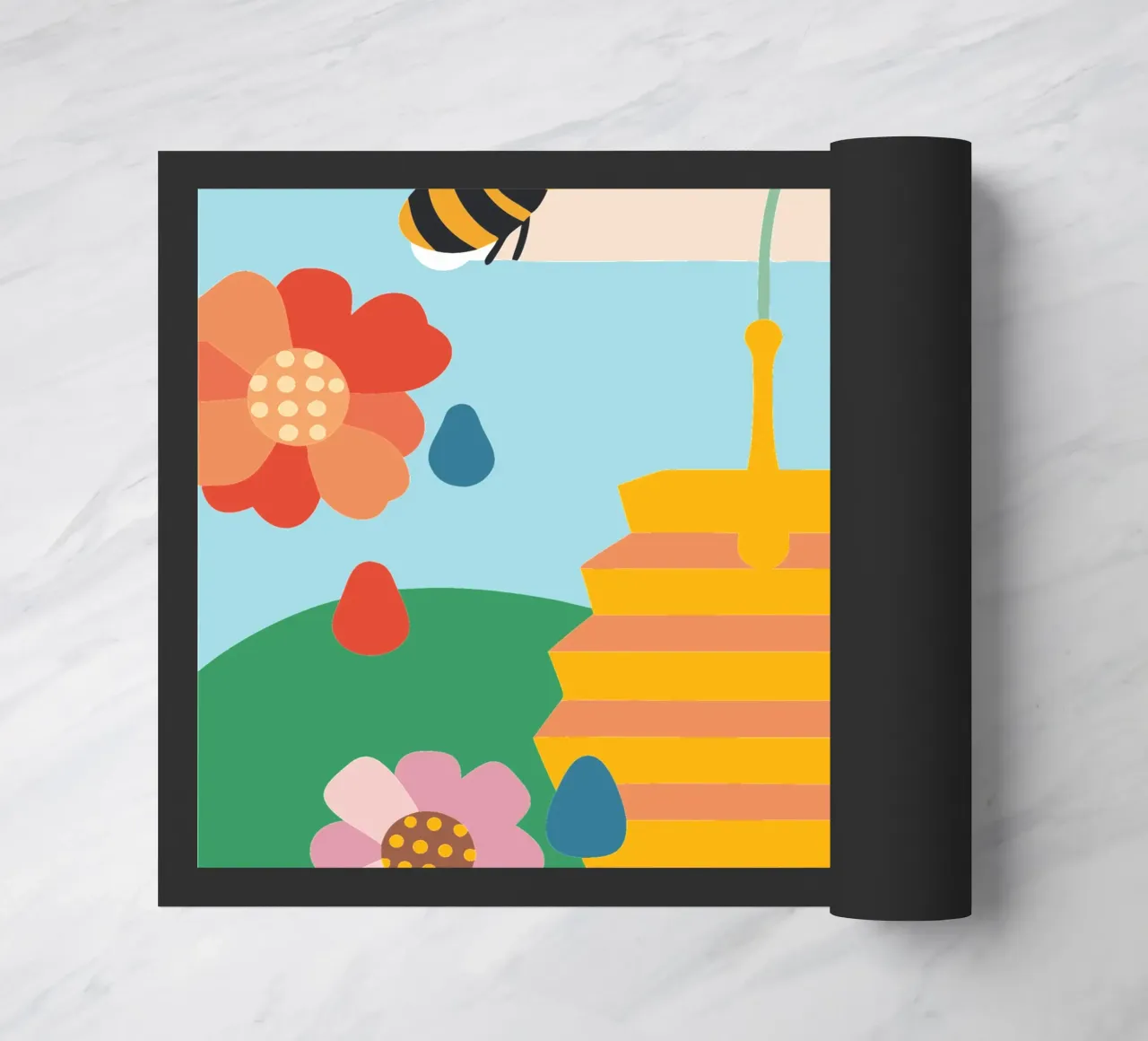 Api e miele zerbino da CUTE ANIMALS