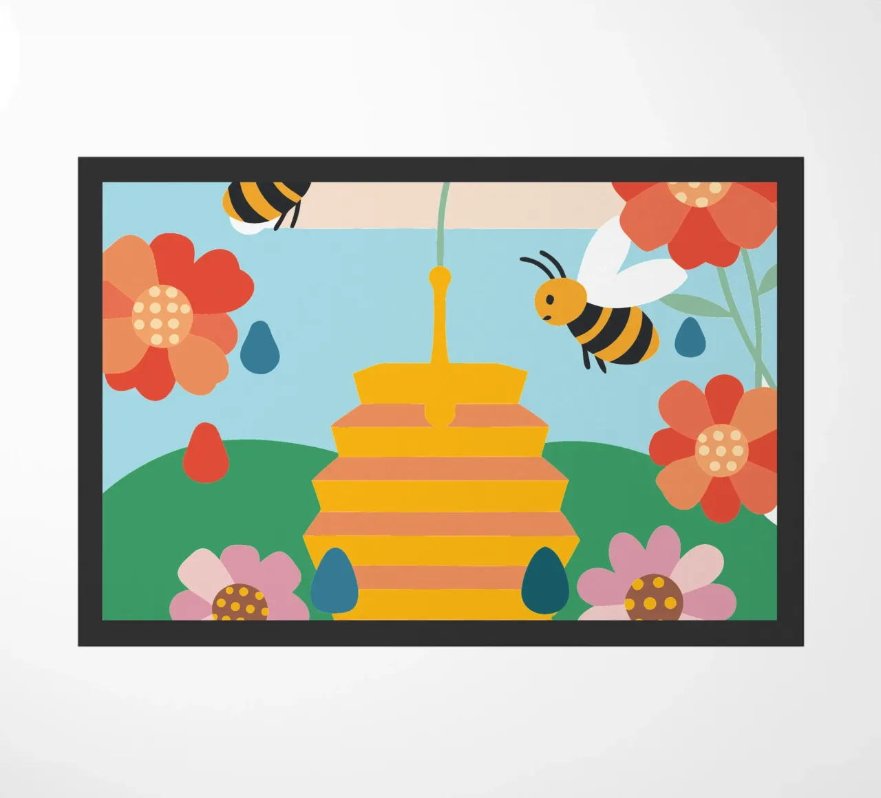 Api e miele zerbino da CUTE ANIMALS