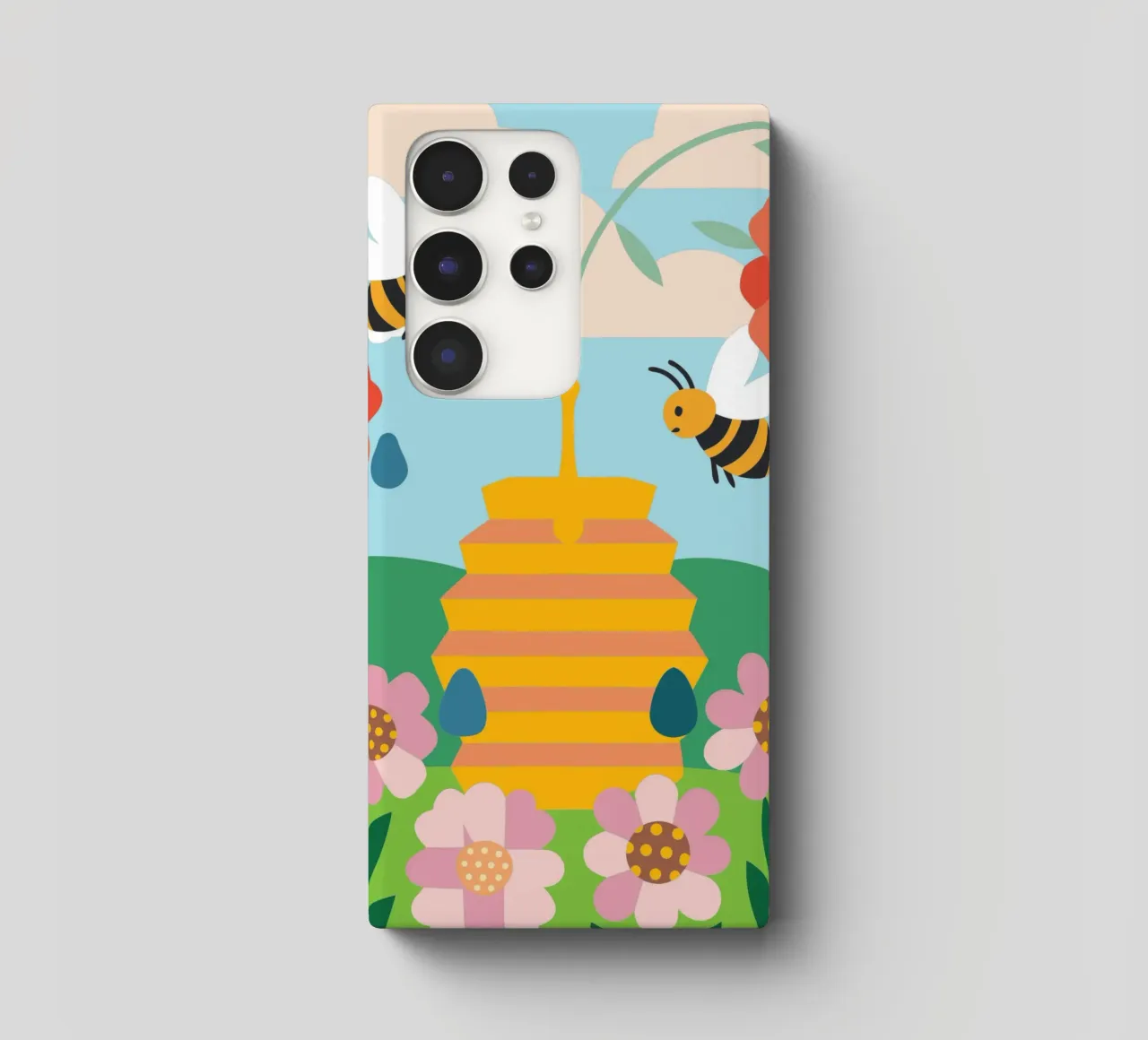 Api e miele cover samsung da CUTE ANIMALS