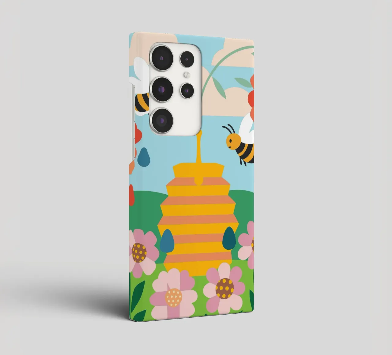 Api e miele cover samsung da CUTE ANIMALS