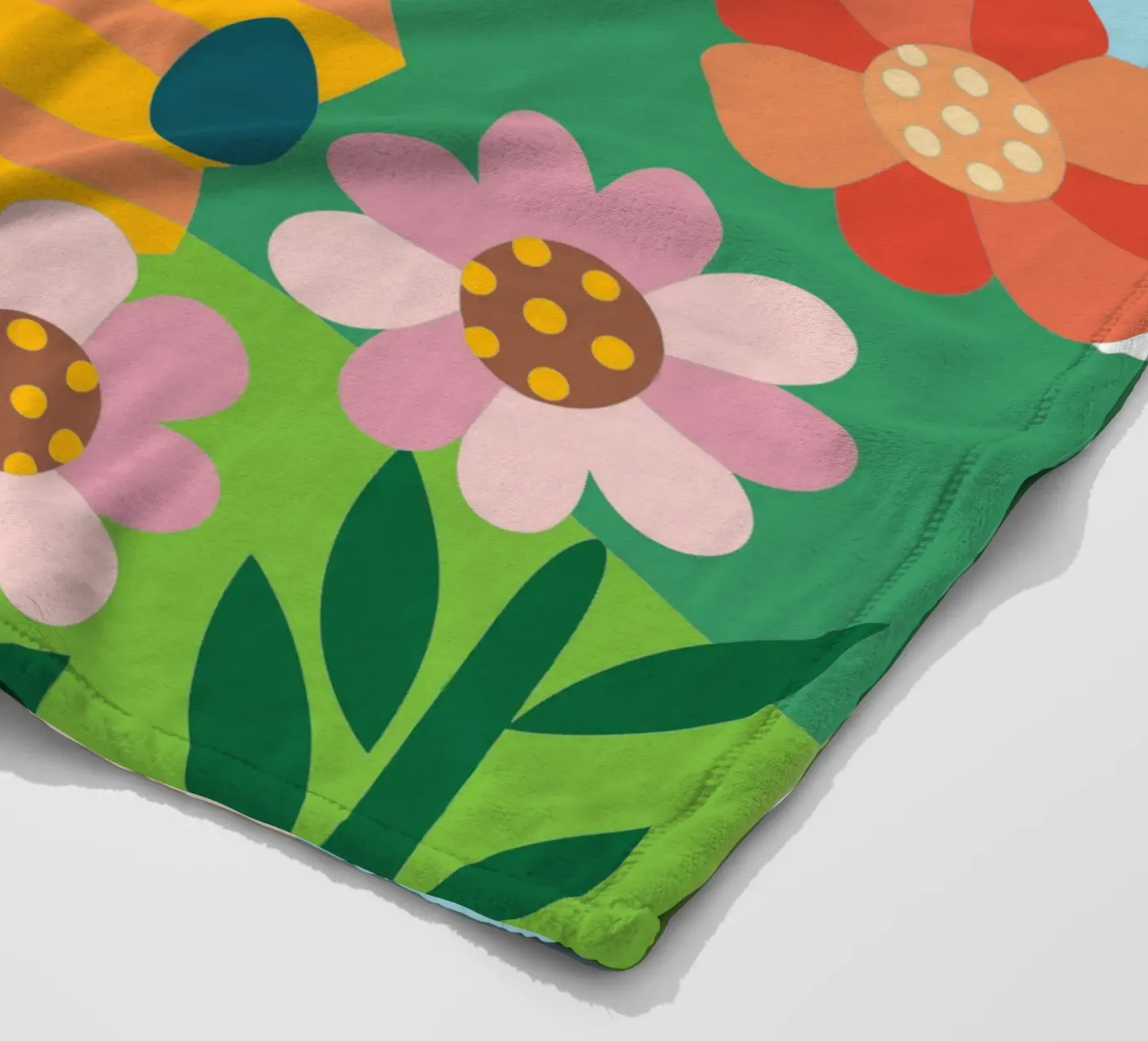 Bees and Honey plaid polaire de CUTE ANIMALS