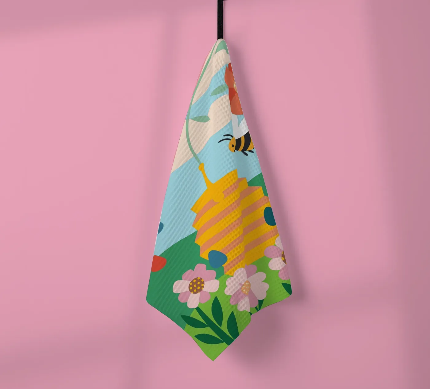 Api e miele canovaccio da cucina da CUTE ANIMALS