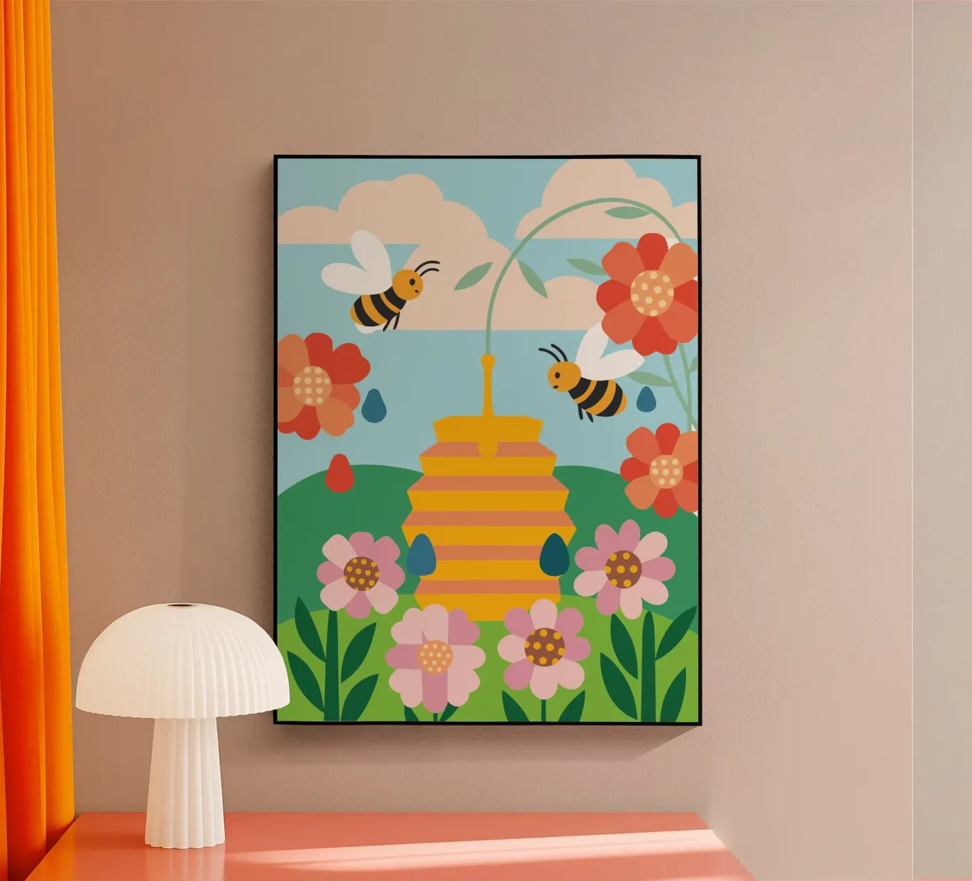 Api e miele plexiglass da CUTE ANIMALS