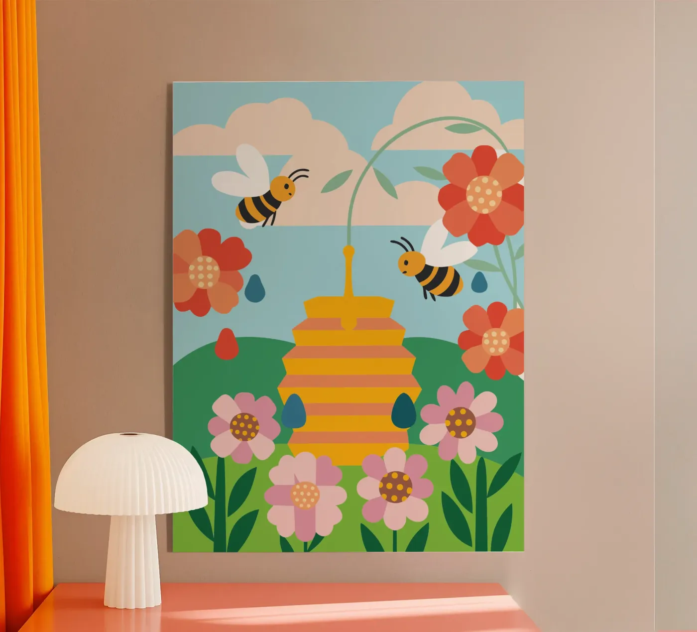 Api e miele plexiglass da CUTE ANIMALS