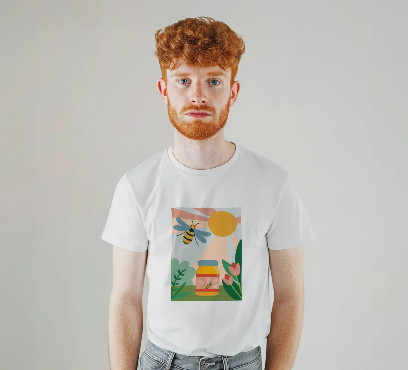 Abeilles et miel t-shirt de CUTE ANIMALS