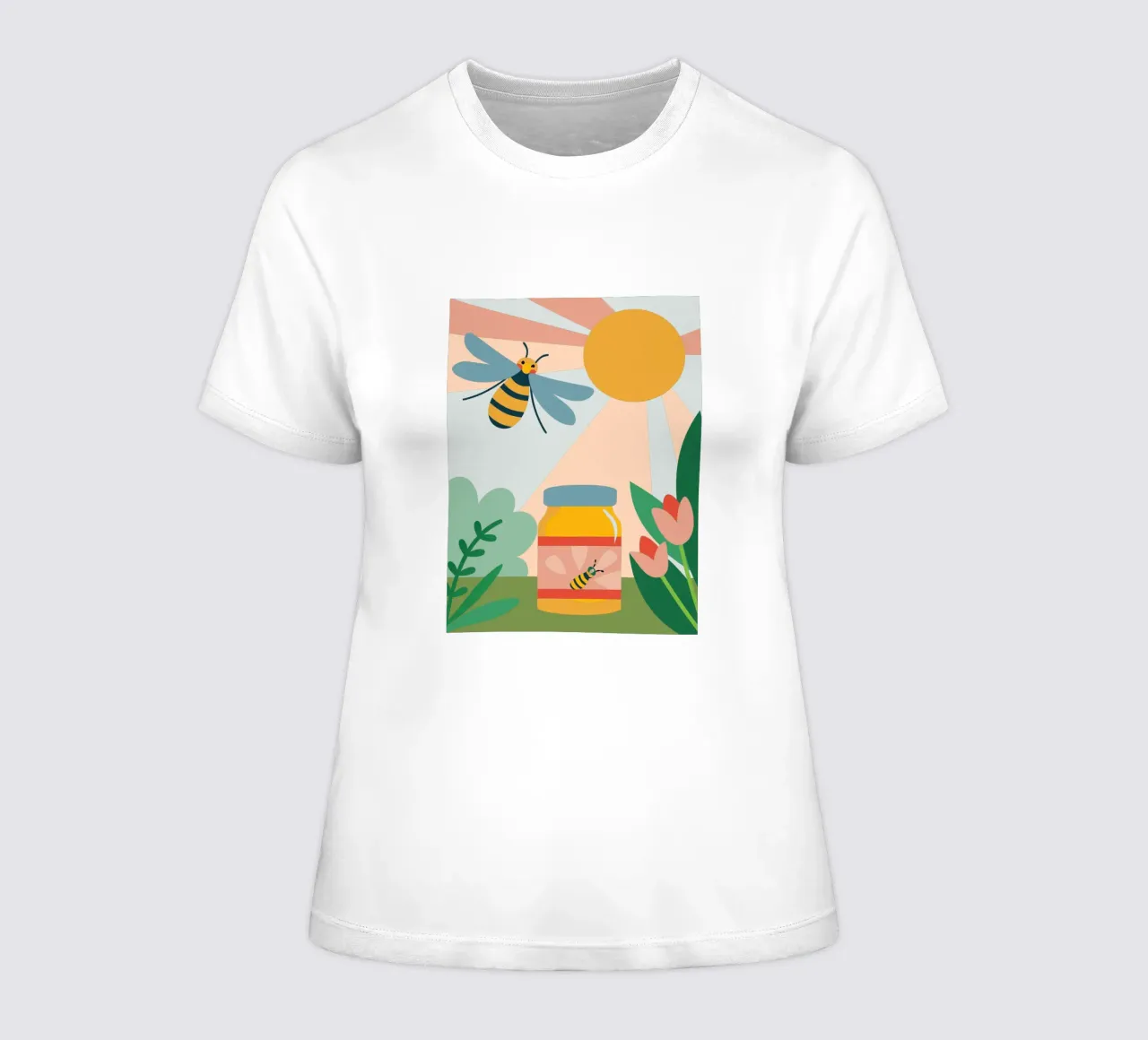 Api e miele t-shirt da donna da CUTE ANIMALS