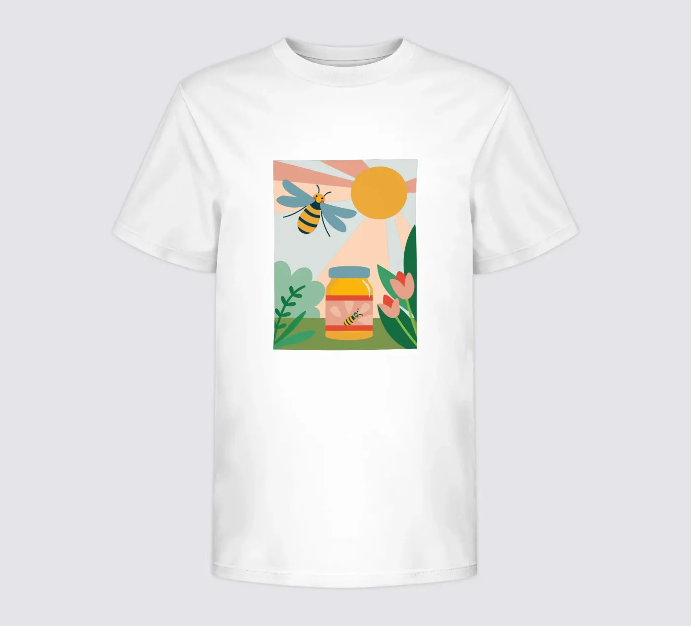 Bees and Honey Kinder T-Shirt von CUTE ANIMALS