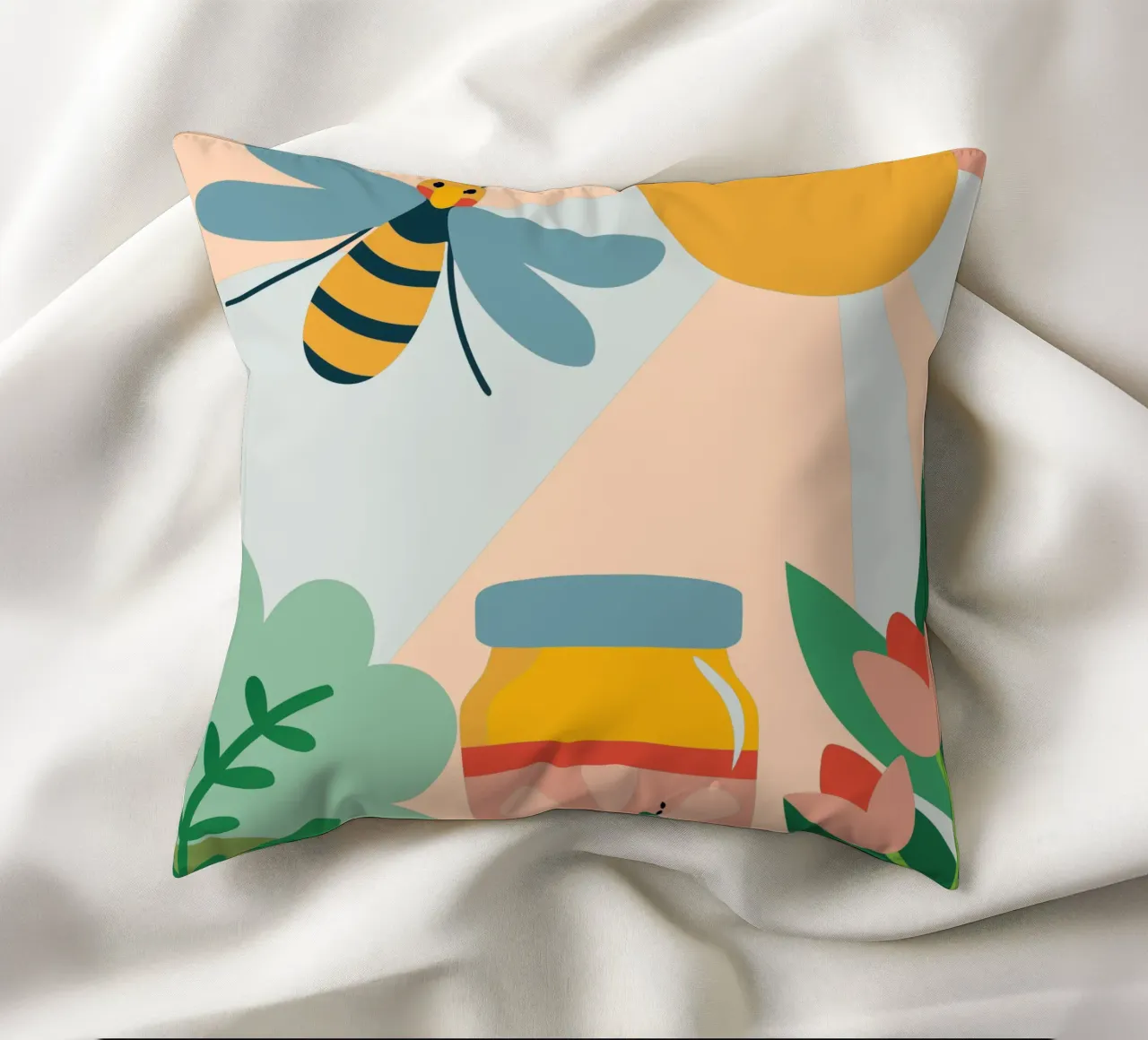 Api e miele cuscino da CUTE ANIMALS