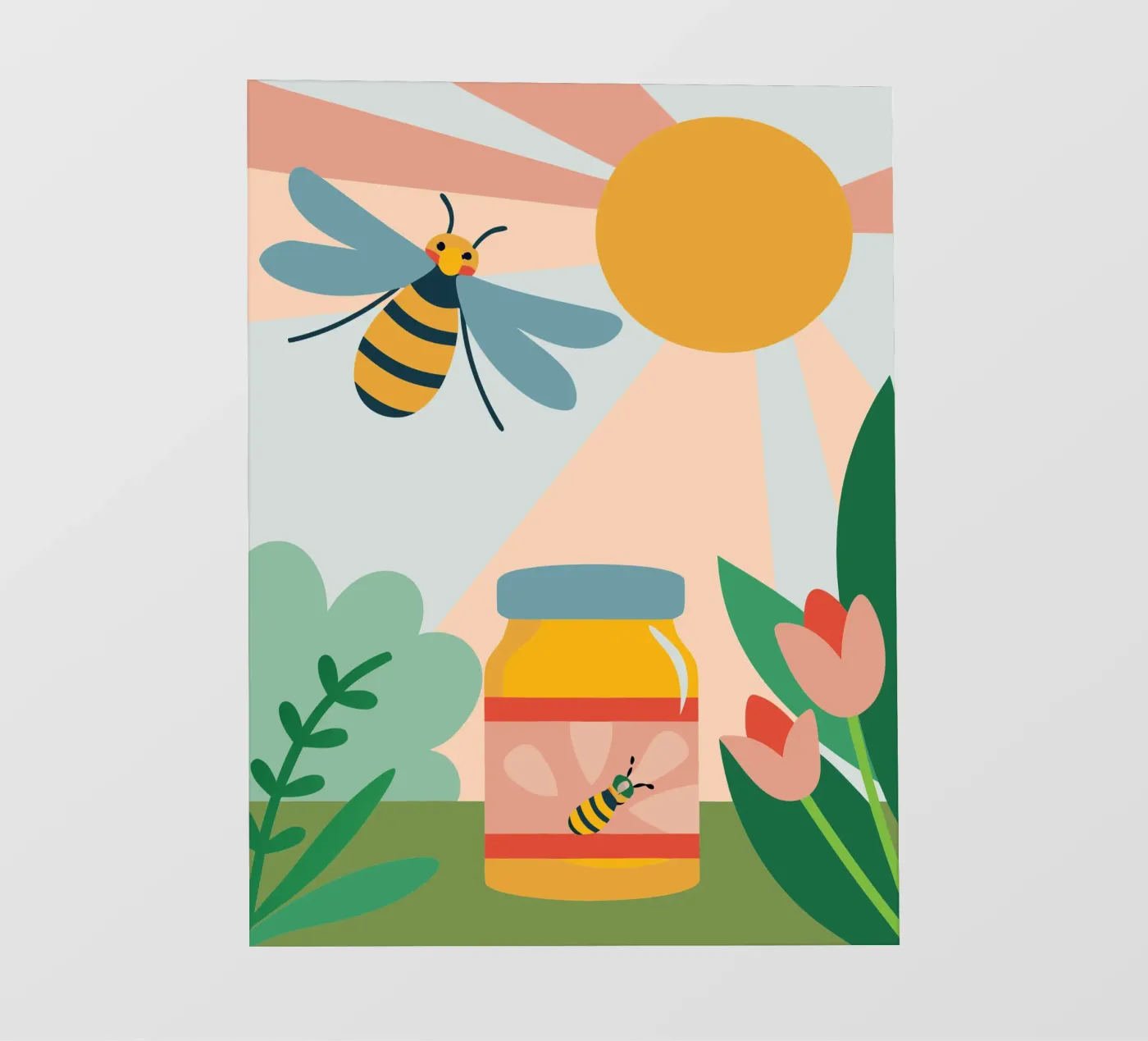 Bees and Honey telo in pvc da CUTE ANIMALS