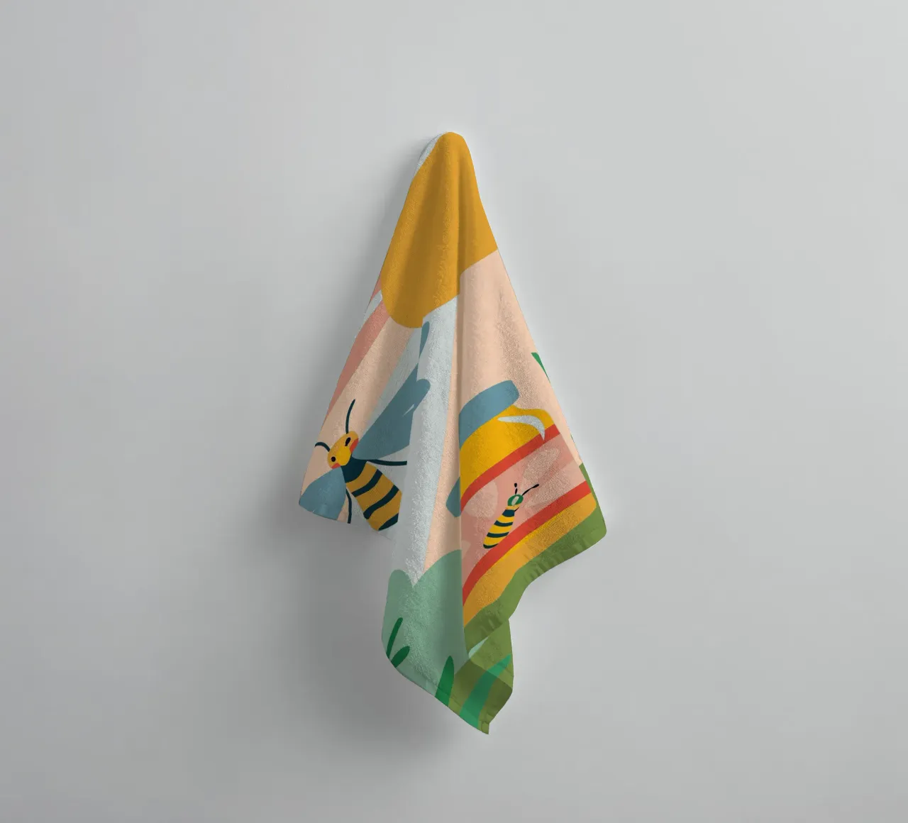 Api e miele asciugamano da bagno da CUTE ANIMALS