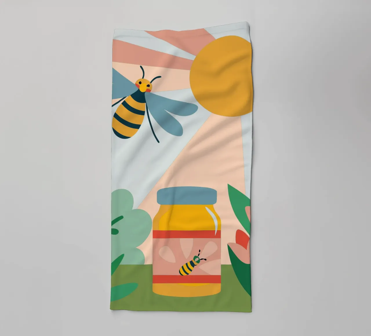 Api e miele asciugamano da bagno da CUTE ANIMALS