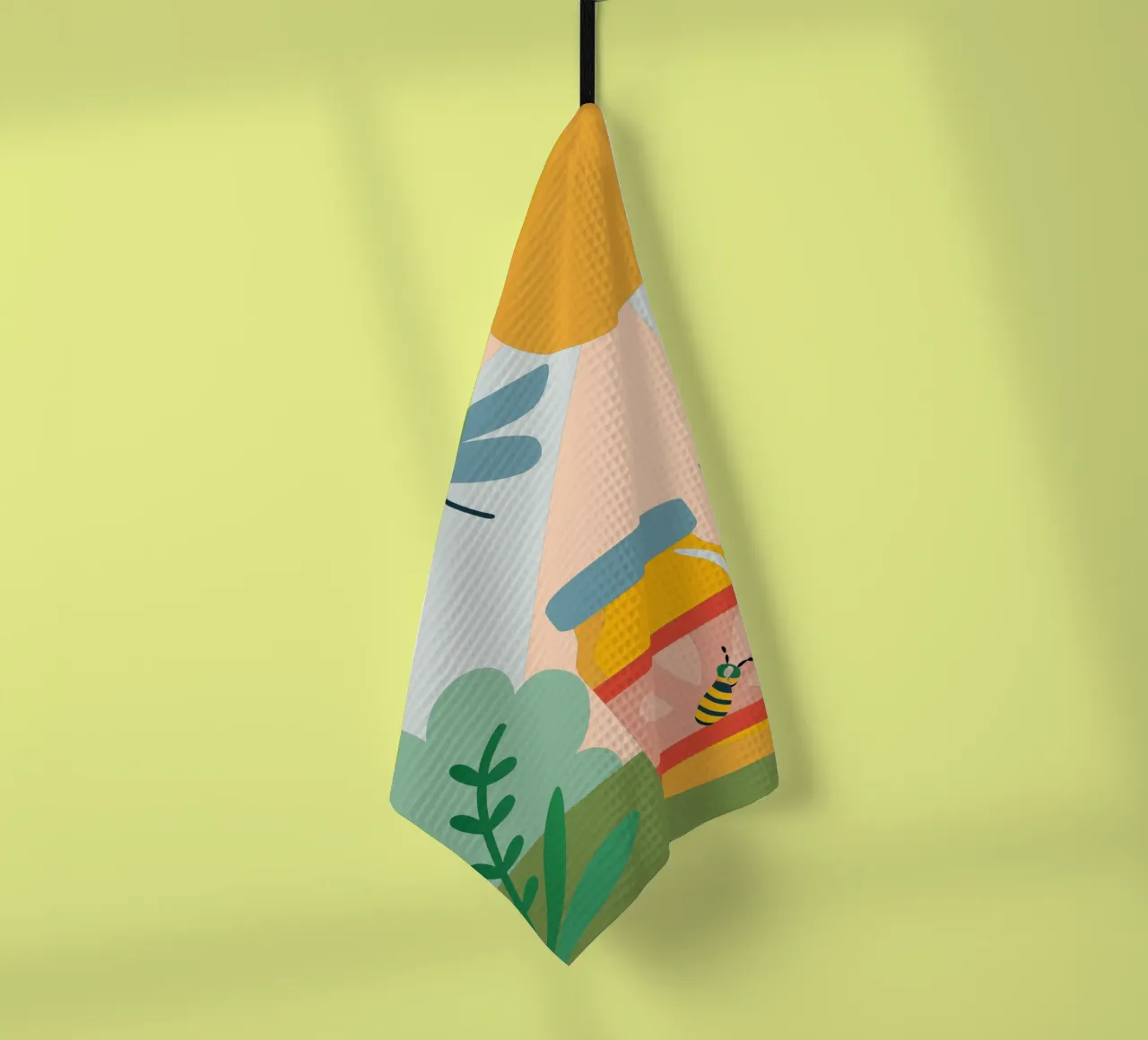 Api e miele canovaccio da cucina da CUTE ANIMALS