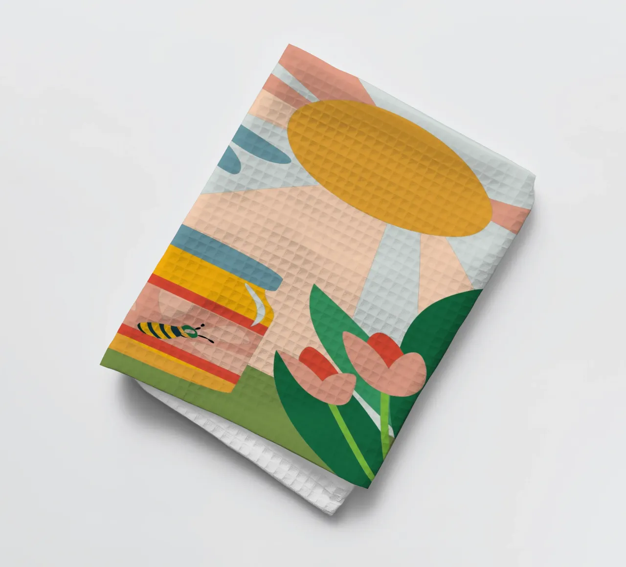 Api e miele canovaccio da cucina da CUTE ANIMALS