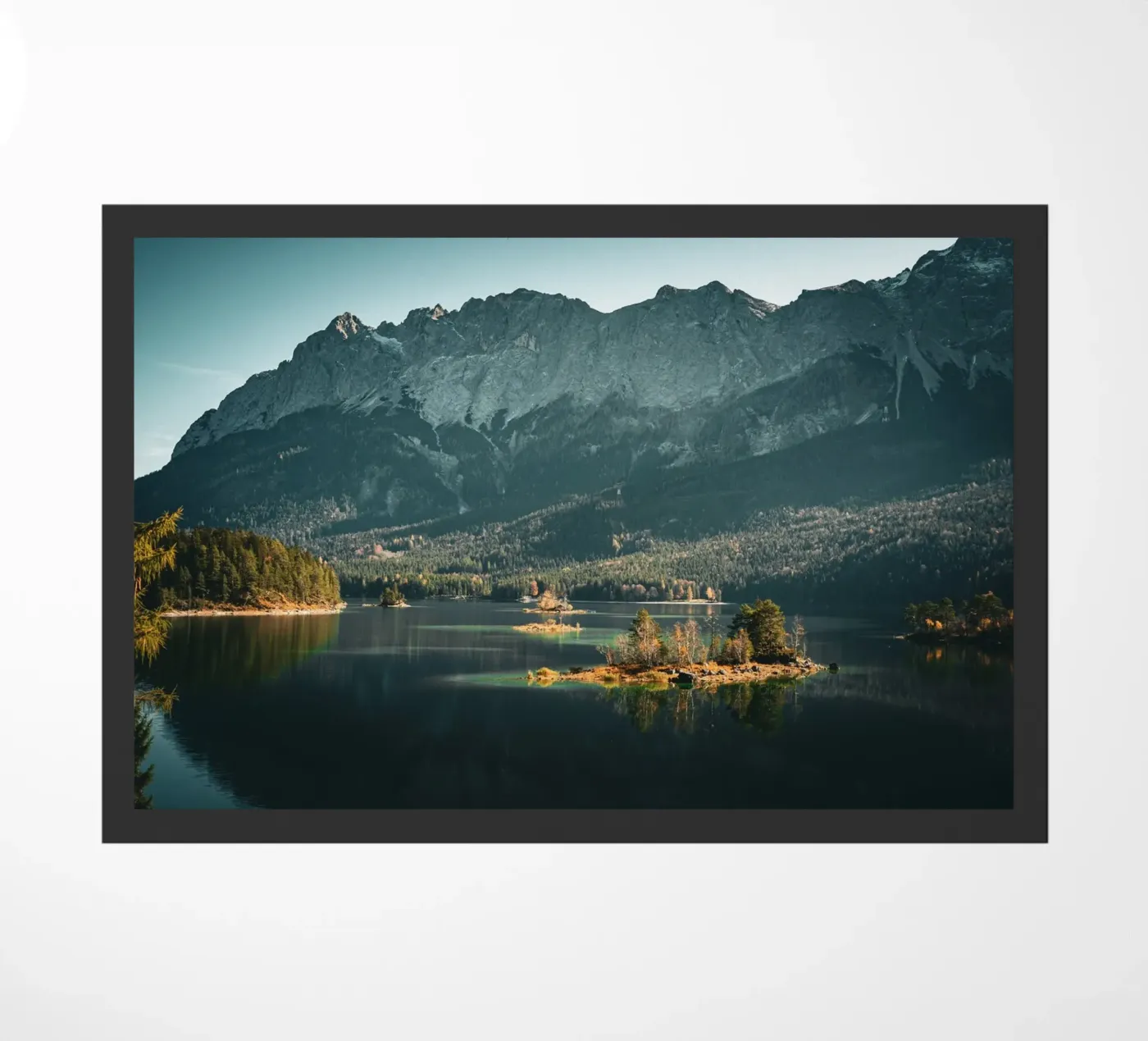 Eibsee doormat by Flo Klein Gallery